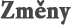 Změny